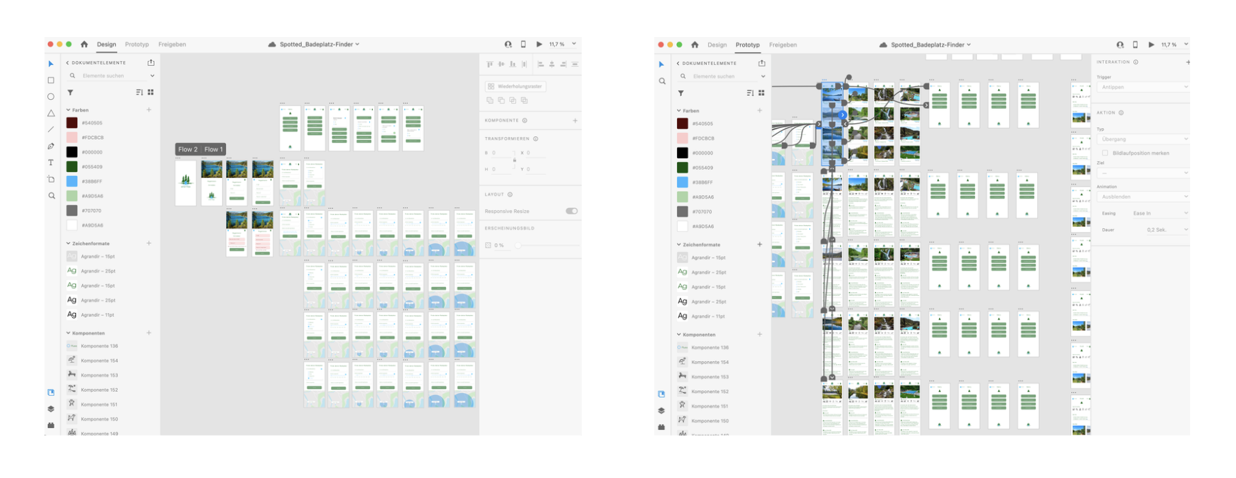 AdobeXD Arbeitsfläche