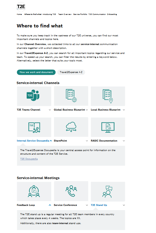 T2E Landingpage